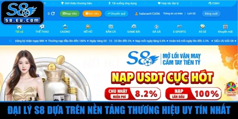 Đại lý S8 dựa trên nền tảng thương hiệu uy tín nhất